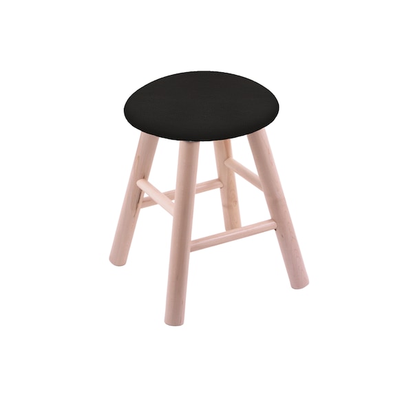 Maple Vanity Stool, Natural Finish, Canter Red Seat
